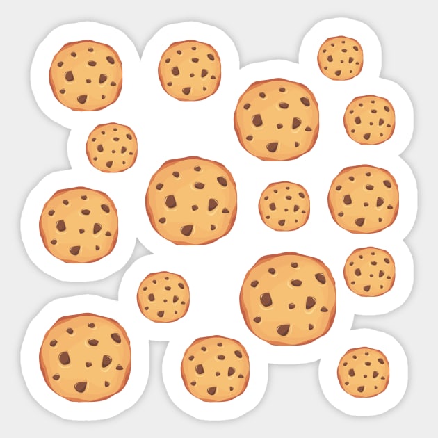 Chocolate Chip Cookies Sticker by edwardecho